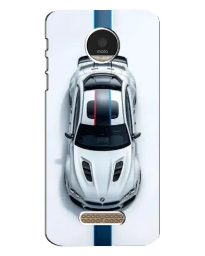 Чехол для Motorola MOTO Z Play с картинкой «Вид сверху — BMW M»