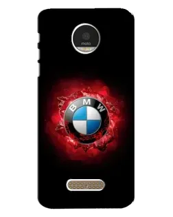 Чехол для Motorola MOTO Z Play с картинкой «Логотип BMW — вспышка»