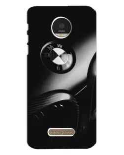 Чехол для Motorola MOTO Z Play с картинкой «Эмблема BMW — макро»