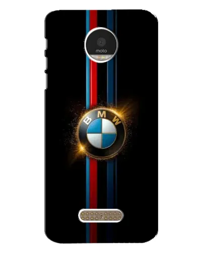 Чехол для Motorola MOTO Z Play с картинкой «BMW M-Power неон»