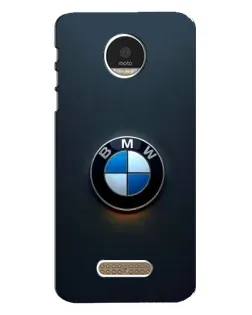 Чехол для Motorola MOTO Z Play с картинкой «Логотип BMW — минимализм»