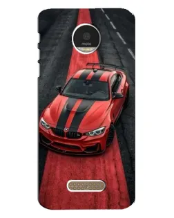 Чехол для Motorola MOTO Z Play с картинкой «BMW на красной дорожке»