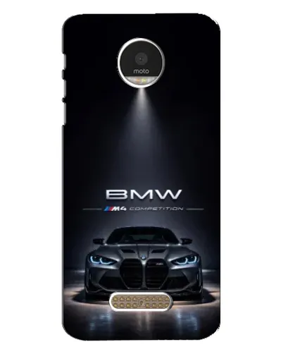 Чехол для Motorola MOTO Z Play с картинкой «BMW сквозь ночной город» Чехол для Motorola MOTO Z Play с картинкой «BMW сквозь ночной город»