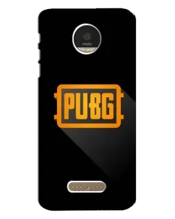 Чехол для Motorola MOTO Z Play с картинкой «PUBG — рамка лого»