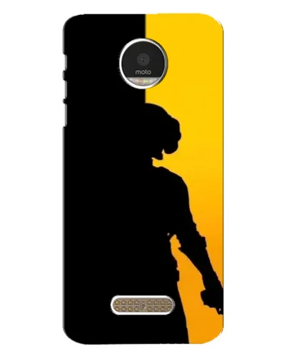 Чехол для Motorola MOTO Z Play с картинкой «Тень воина PUBG»