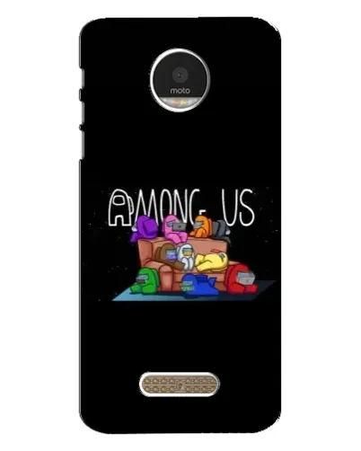 Чехол для Motorola MOTO Z Play с картинкой «Логотип Among Us» Чехол для Motorola MOTO Z Play с картинкой «Логотип Among Us»