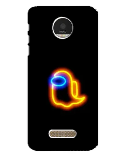 Чехол для Motorola MOTO Z Play с картинкой «Among Us неоновое сияние» Чехол для Motorola MOTO Z Play с картинкой «Among Us неоновое сияние»