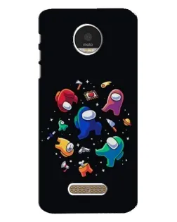 Чехол для Motorola MOTO Z Play с картинкой «Among Us космос» Чехол для Motorola MOTO Z Play с картинкой «Among Us космос»