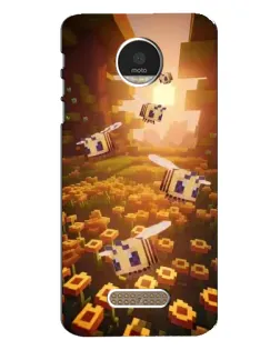 Чехол для Motorola MOTO Z Play с картинкой «Поле подсолнухов»