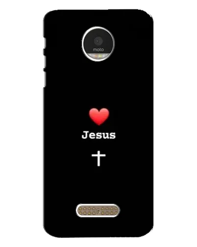 Чехол для Motorola MOTO Z Play с картинкой «Сердце - Jesus» Чехол для Motorola MOTO Z Play с картинкой «Сердце - Jesus»