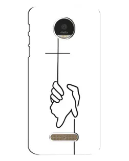Чехол для Motorola MOTO Z Play с картинкой «Рука держит» Чехол для Motorola MOTO Z Play с картинкой «Рука держит»