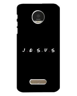 Чехол для Motorola MOTO Z Play с картинкой «Точки веры J.E.S.U.S.»