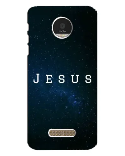 Чехол для Motorola MOTO Z Play с картинкой «Звездное небо Jesus» Чехол для Motorola MOTO Z Play с картинкой «Звездное небо Jesus»