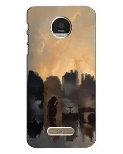Чехол для Motorola MOTO Z Play с картинкой «Дорога к вере»