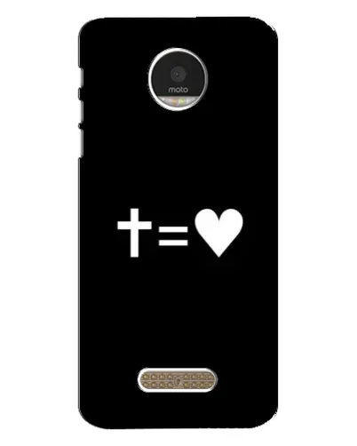 Чехол для Motorola MOTO Z Play с картинкой «Крест и Сердце» Чехол для Motorola MOTO Z Play с картинкой «Крест и Сердце»