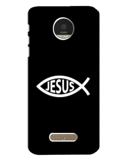 Чехол для Motorola MOTO Z Play с картинкой «Классический Jesus»
