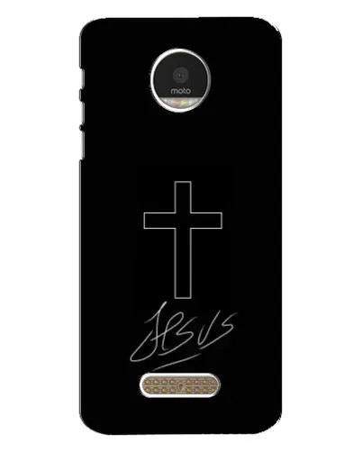 Чохол для Motorola MOTO Z Play з картинкою «Графічний хрест Jesus» Чохол для Motorola MOTO Z Play з картинкою «Графічний хрест Jesus»