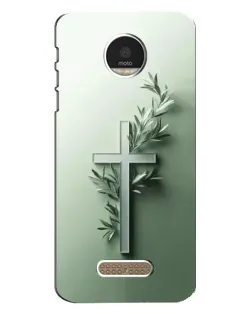 Чохол для Motorola MOTO Z Play з картинкою «Оливкова гілка»