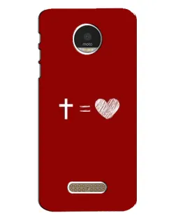 Чохол для Motorola MOTO Z Play з картинкою «Рівняння любові»