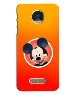 Чехол для Motorola MOTO Z Play с картинкой «Mickey в круге»