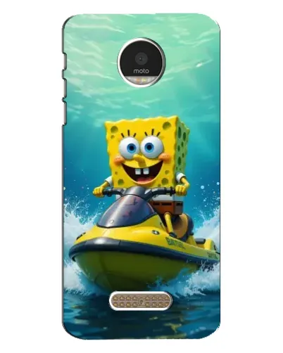 Чехол для Motorola MOTO Z Play с картинкой «Спанч Боб на гидроцикле» Чехол для Motorola MOTO Z Play с картинкой «Спанч Боб на гидроцикле»