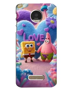 Чехол для Motorola MOTO Z Play с картинкой «Губка Боб Патрик»