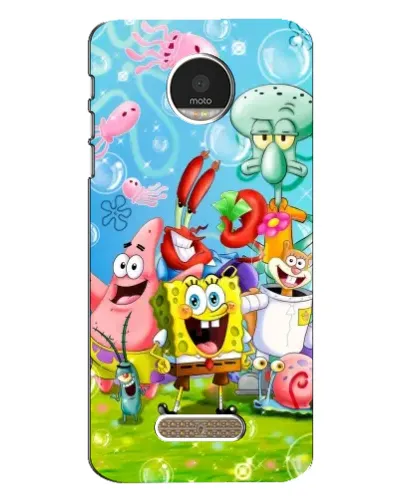 Чехол для Motorola MOTO Z Play с картинкой «Губка Боб и друзья» Чехол для Motorola MOTO Z Play с картинкой «Губка Боб и друзья»