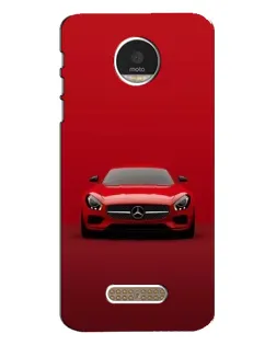 Чехол для Motorola MOTO Z Play с картинкой «Красный Mercedes AMG»