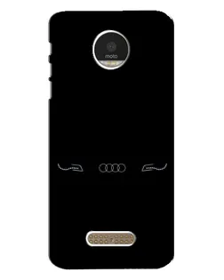 Чехол для Motorola MOTO Z Play с картинкой «Audi — световой подпись» Чехол для Motorola MOTO Z Play с картинкой «Audi — световой подпись»