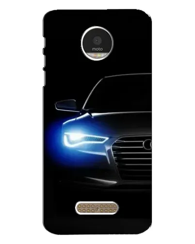Чехол для Motorola MOTO Z Play с картинкой «Неоновый взгляд Audi» Чехол для Motorola MOTO Z Play с картинкой «Неоновый взгляд Audi»