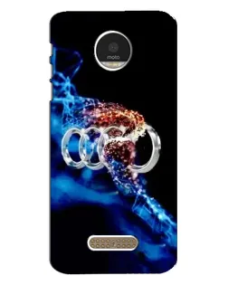 Чехол для Motorola MOTO Z Play с картинкой «Энергия лого Audi»