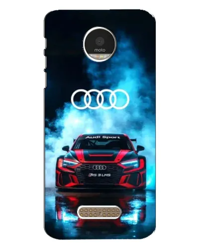 Чехол для Motorola MOTO Z Play с картинкой «Audi Sport — неон» Чехол для Motorola MOTO Z Play с картинкой «Audi Sport — неон»