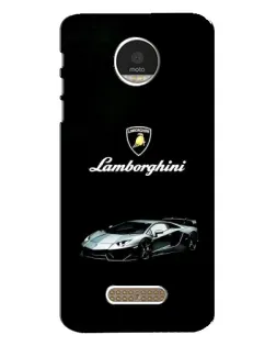 Чехол для Motorola MOTO Z Play с картинкой «Логотип Lamborghini классика»