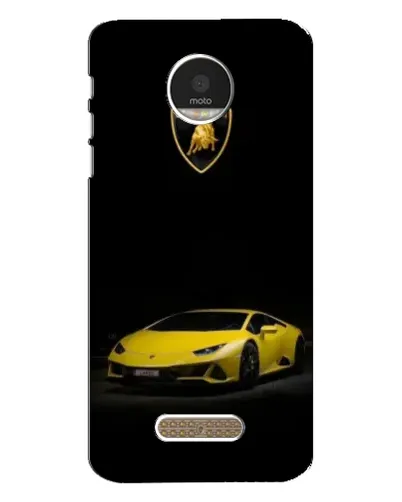 Чехол для Motorola MOTO Z Play с картинкой «Lamborghini желтый акцент» Чехол для Motorola MOTO Z Play с картинкой «Lamborghini желтый акцент»