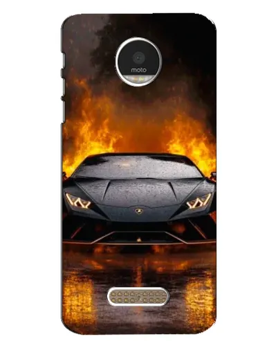 Чехол для Motorola MOTO Z Play с картинкой «Lamborghini в огне» Чехол для Motorola MOTO Z Play с картинкой «Lamborghini в огне»