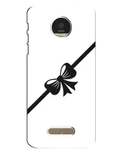 Чехол для Motorola MOTO Z Play с картинкой «Диагональный бант»