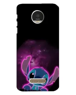 Чехол для Motorola MOTO Z Play с картинкой «Неоновый Stitch»