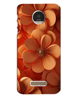 Чехол для Motorola MOTO Z Play с картинкой «Оранжевый макро цветок» Чехол для Motorola MOTO Z Play с картинкой «Оранжевый макро цветок»