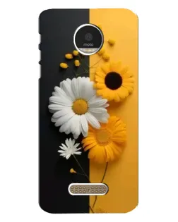Чехол для Motorola MOTO Z Play с картинкой «Подсолнух и ромашка» Чехол для Motorola MOTO Z Play с картинкой «Подсолнух и ромашка»