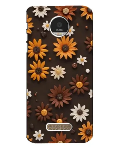 Чехол для Motorola MOTO Z Play с картинкой «Узор из маленьких подсолнухов» Чехол для Motorola MOTO Z Play с картинкой «Узор из маленьких подсолнухов»