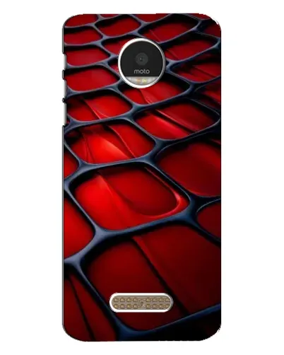 Чехол для Motorola MOTO Z Play с картинкой «Красная глянцевая сетка» Чехол для Motorola MOTO Z Play с картинкой «Красная глянцевая сетка»