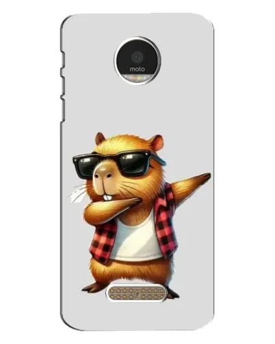 Чехол для Motorola MOTO Z Play с картинкой «Капибара рэпер даб» Чехол для Motorola MOTO Z Play с картинкой «Капибара рэпер даб»