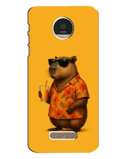 Чехол для Motorola MOTO Z Play с картинкой «Капибара на отдыхе» Чехол для Motorola MOTO Z Play с картинкой «Капибара на отдыхе»