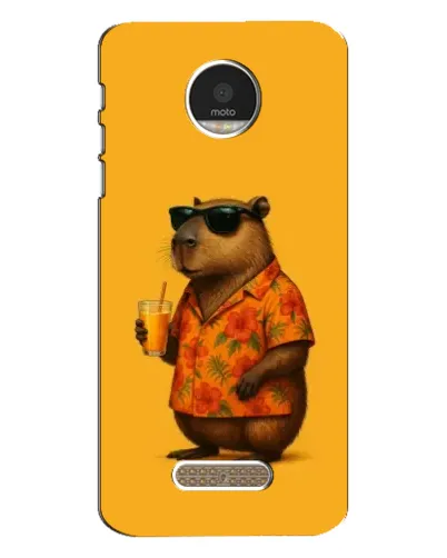 Чехол для Motorola MOTO Z Play с картинкой «Капибара на отдыхе» Чехол для Motorola MOTO Z Play с картинкой «Капибара на отдыхе»
