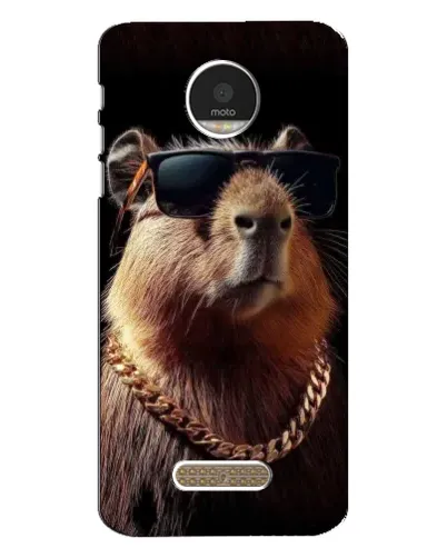 Чехол для Motorola MOTO Z Play с картинкой «Капибара золотая цепь» Чехол для Motorola MOTO Z Play с картинкой «Капибара золотая цепь»