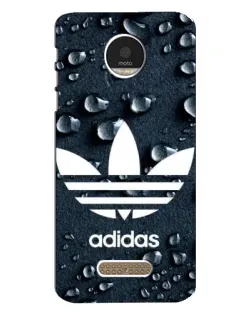 Чехол для Motorola MOTO Z с картинкой «Adidas Trefoil Blue»
