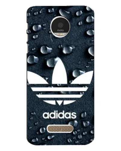 Чехол для Motorola MOTO Z с картинкой «Adidas Trefoil Blue»