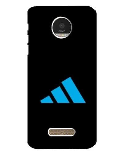 Чехол для Motorola MOTO Z с картинкой «Adidas Cyan Logo»