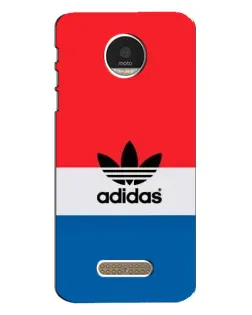 Чехол для Motorola MOTO Z с картинкой «Ретро блоки Adidas»