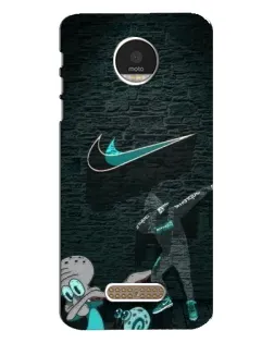 Чехол для Motorola MOTO Z с картинкой «Спортивный арт Nike»